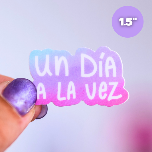 Un día a la Vez (Gradient) - Mini Sticker