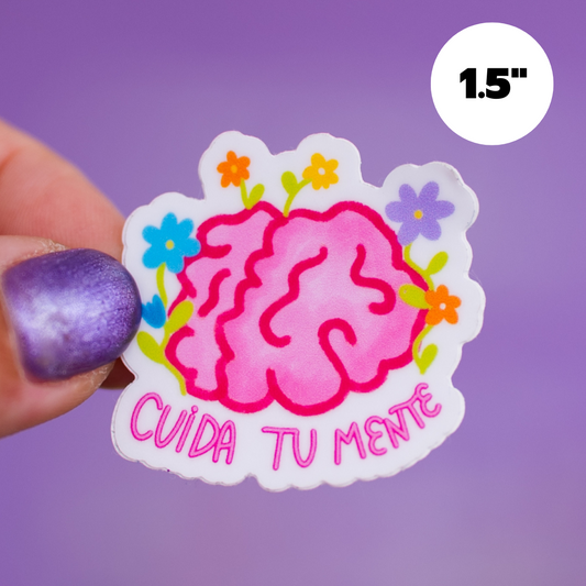 Cuida tu Mente - Mini Sticker