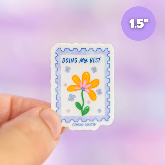 Doing my Best - Mini Sticker