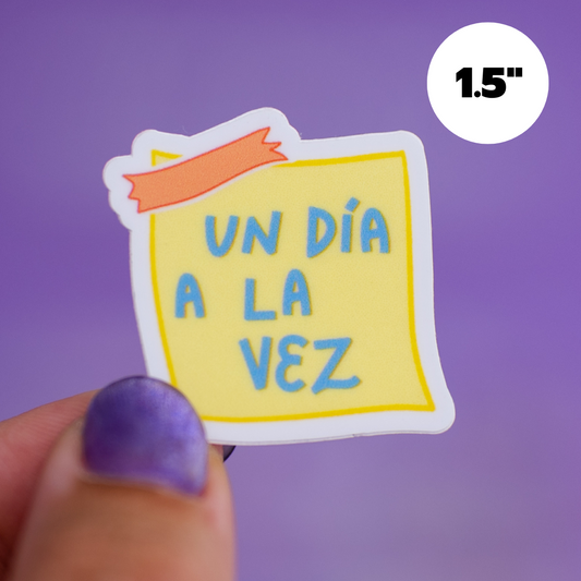 Un día a la Vez (Sticky) - Mini Sticker
