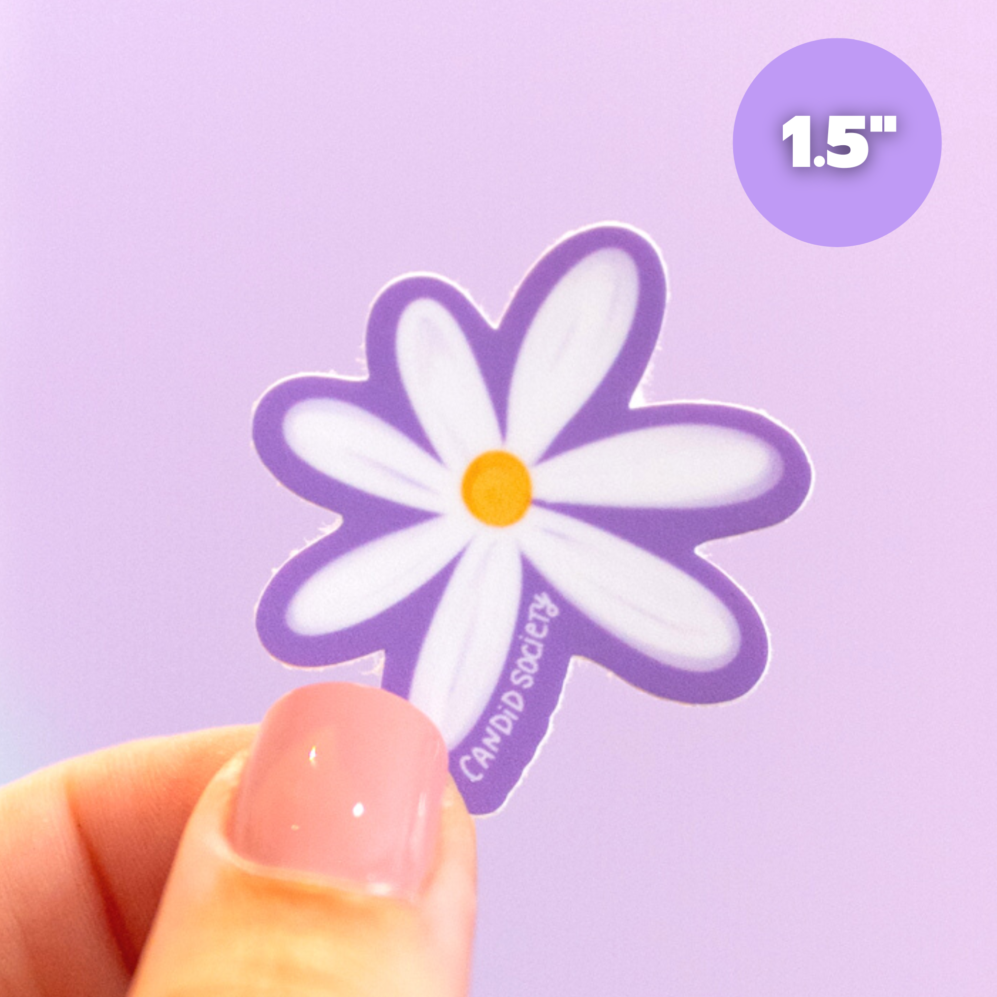Daisy Flower - Mini Sticker