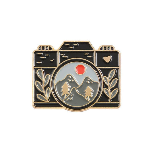 Black Camera - Enamel Pin
