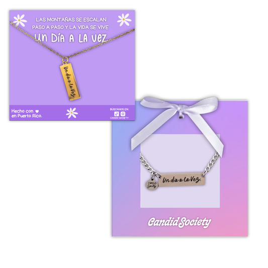 Set Duo “Un Día a la Vez” – Dorado & Plateado