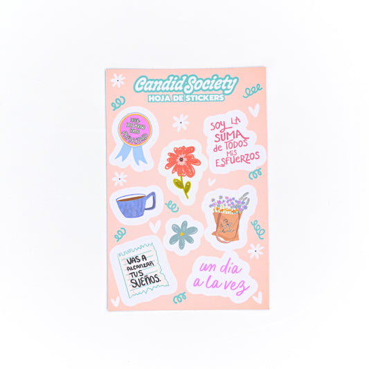 Cozy - Hoja de Stickers