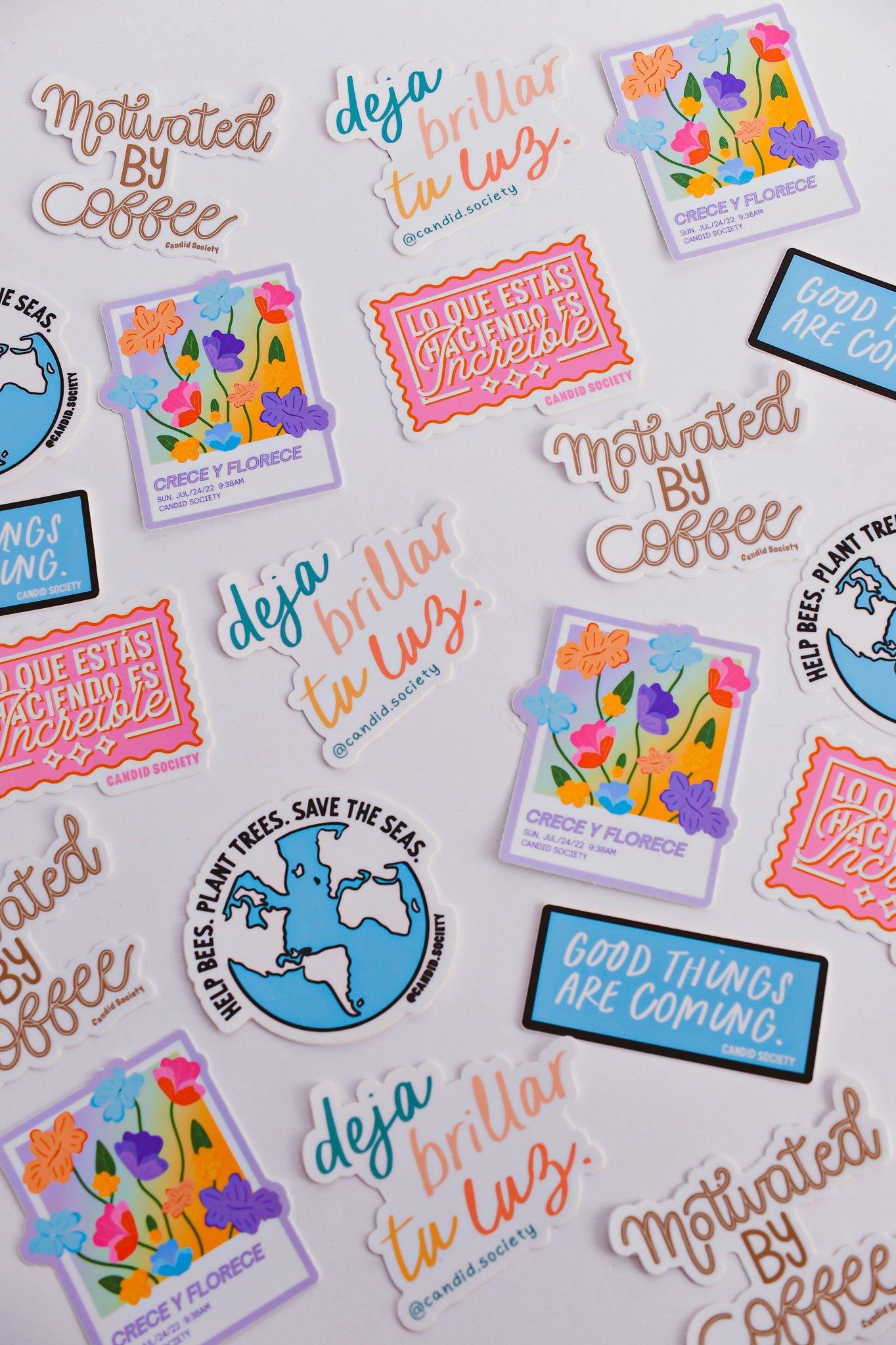 Candid Society | Inspira tu día con stickers desde Ponce, Puerto Rico