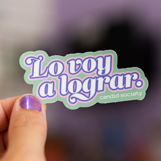 108 - Lo voy a lograr - Premium Sticker