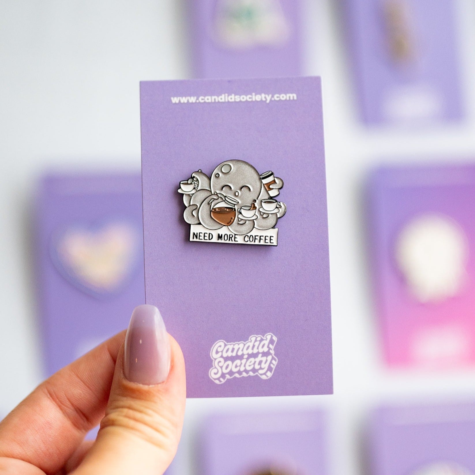 Need More Coffee - Enamel Pin