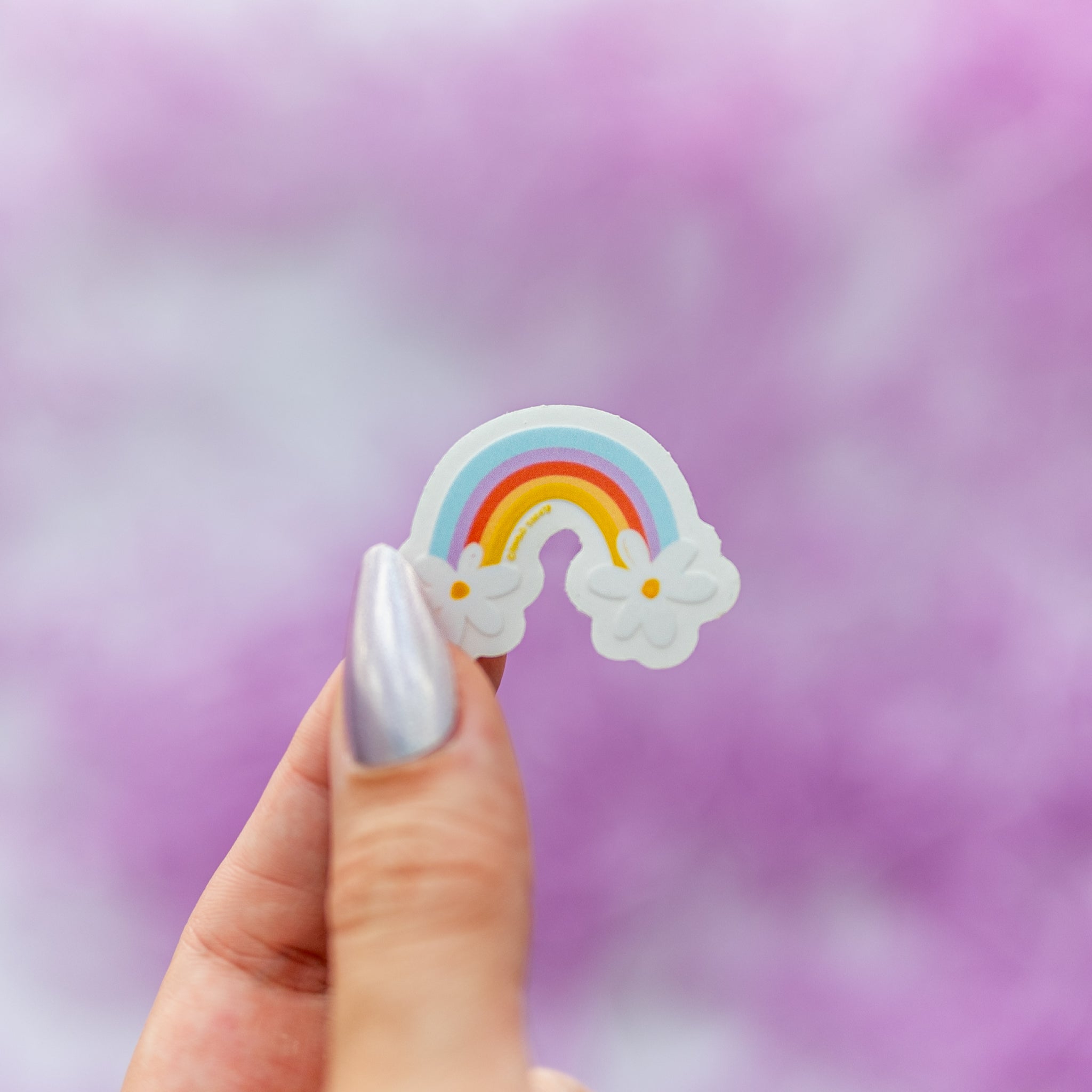 Rainbow Flower -  Mini Sticker