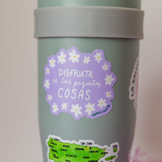 116 - Disfruta las pequeñas cosas - Premium Sticker
