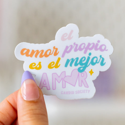 16 - El amor propio es el mejor amor - Premium Sticker