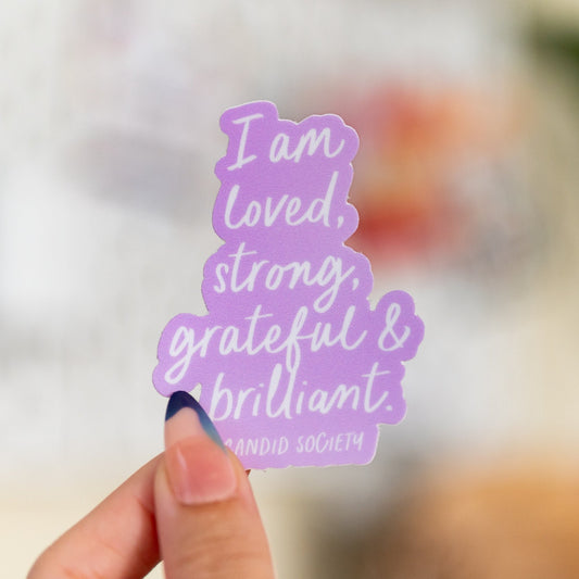 39 - I am Loved - Premium Sticker
