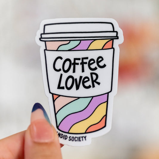 79 - Coffee Lover Travel Mug - Premium Sticker