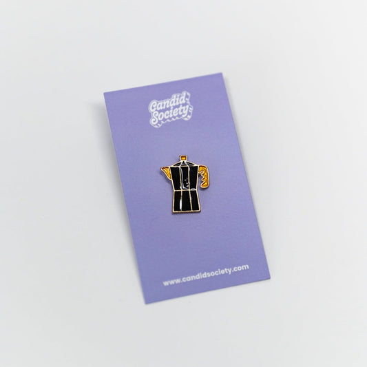 38 - Greca Negra - Enamel Pin