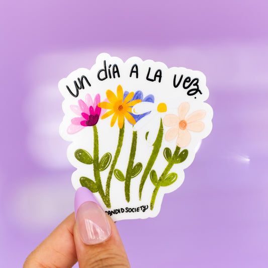 119 - Un día a la vez  - Premium Sticker