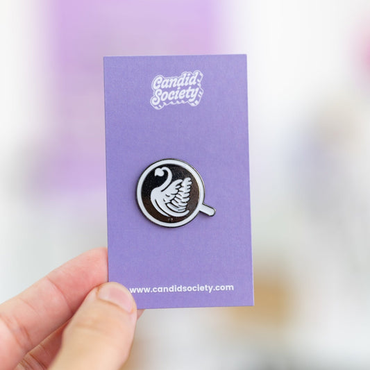 45 - Latte Art - Enamel Pin