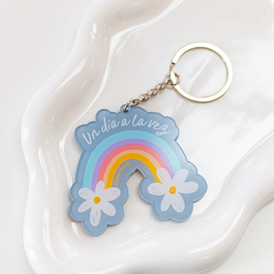 Un día a la Vez (Rainbow) - Acrylic Keychain