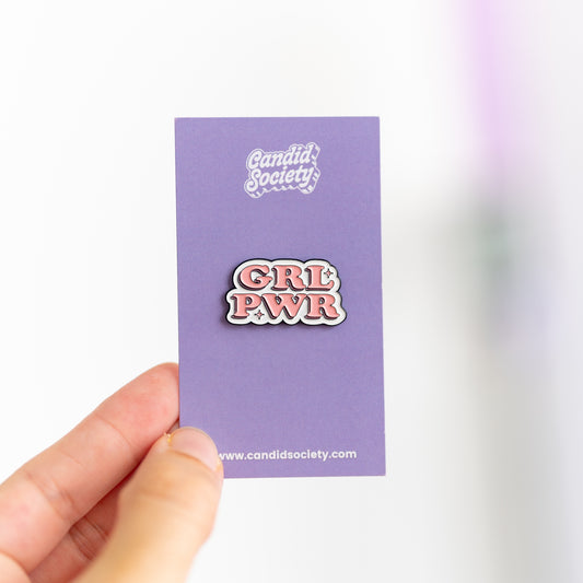 55 - GRL PWR -Enamel Pin
