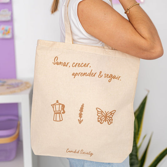 Sanar, Crecer, Aprender y Seguir - Tote Bag