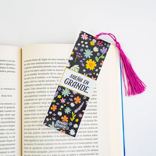 Sueña en Grande (Negro) - Bookmark