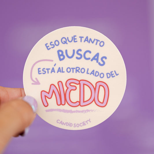 66 - Al otro lado del MIEDO - Premium sticker