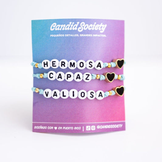 Hermosa, Capaz, Valiosa - Bracelet Set