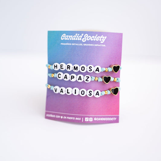 Hermosa, Capaz, Valiosa - Bracelet Set