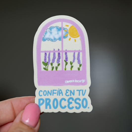 101 - Confía en tu Proceso - Premium Sticker