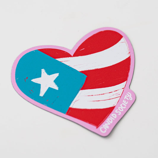Puerto Rico Heart - Premium Magnet