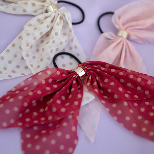 Hair Tie con Lazo de Tela – Varias Opciones