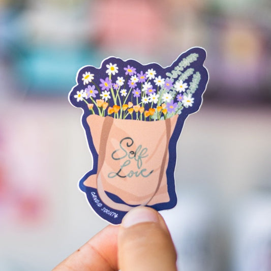 104 - Self Love Tote Bag - Premium Sticker