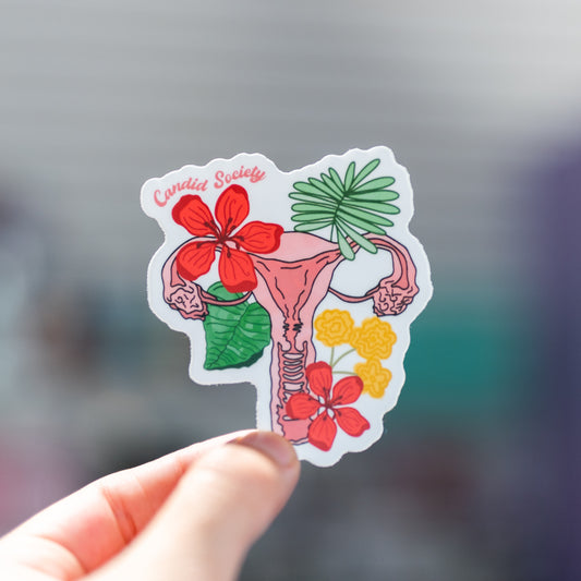 24 - Útero  - Premium Sticker