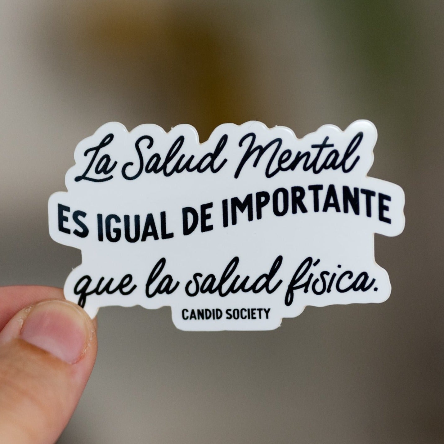 68 - La Salud Mental es Igual de Importante - Premium Sticker