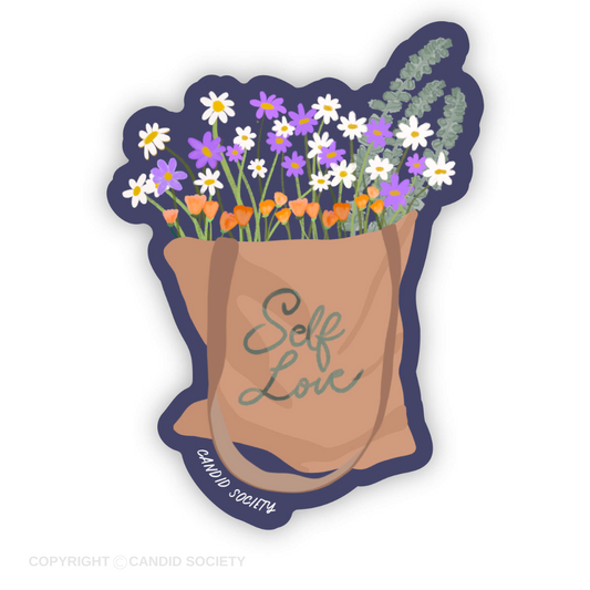 104 - Self Love Tote Bag - Premium Sticker