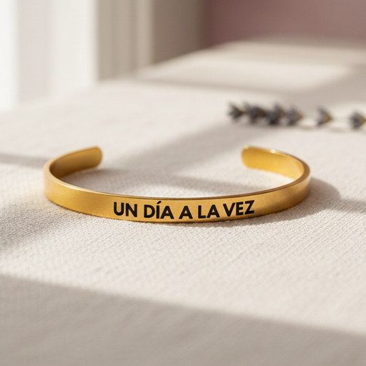 Pulsera Un Día a la Vez lifestyle minimalista