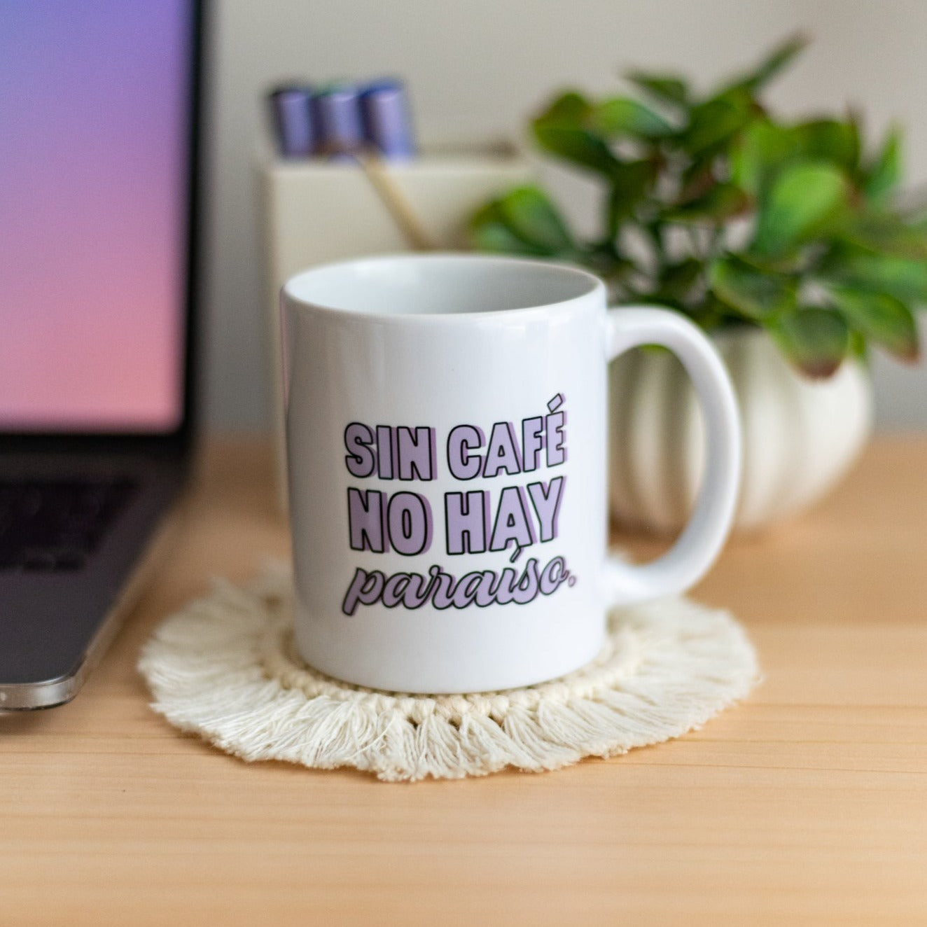 Sin Café no Hay paraíso - White Mug