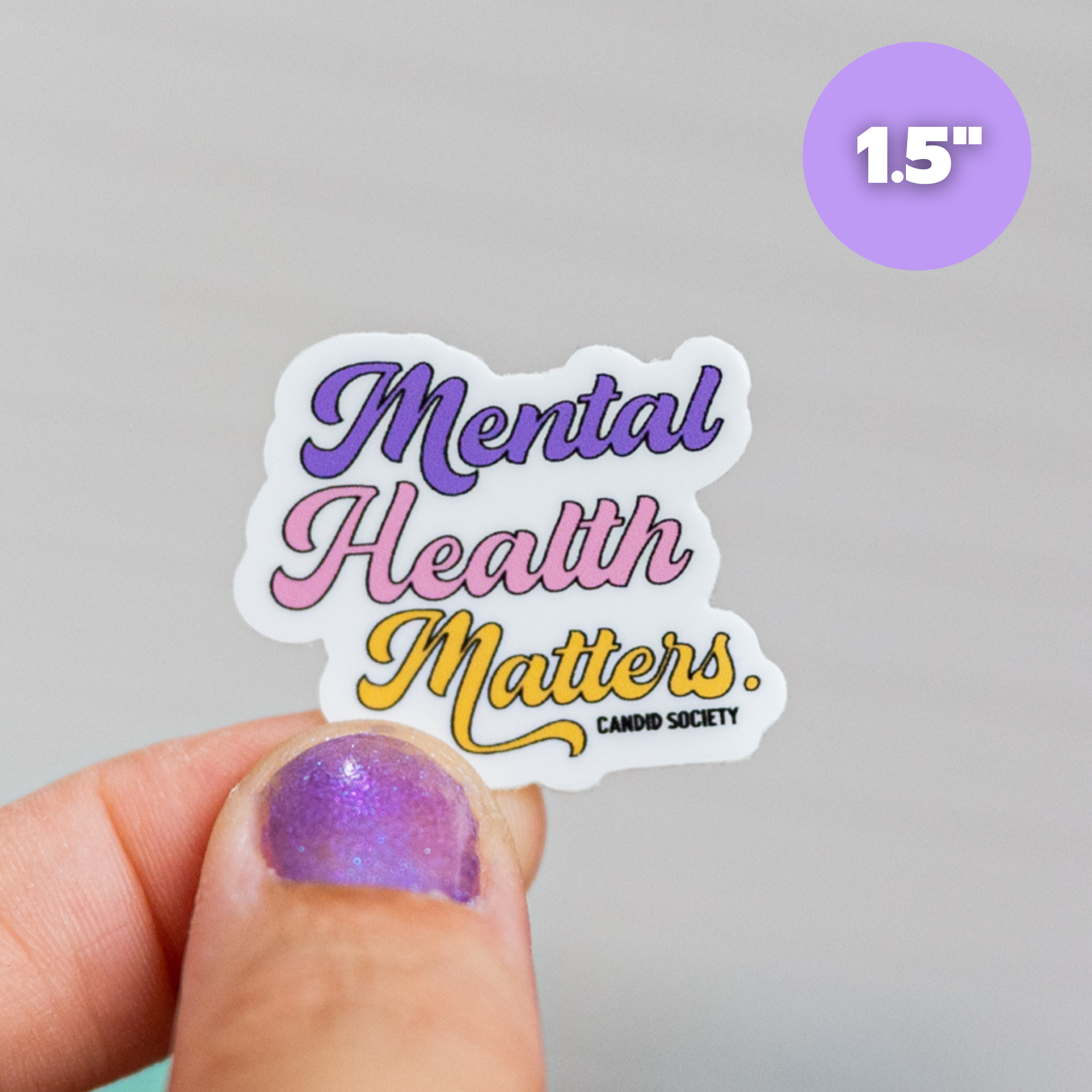 Mental Health Matters -  Mini Sticker