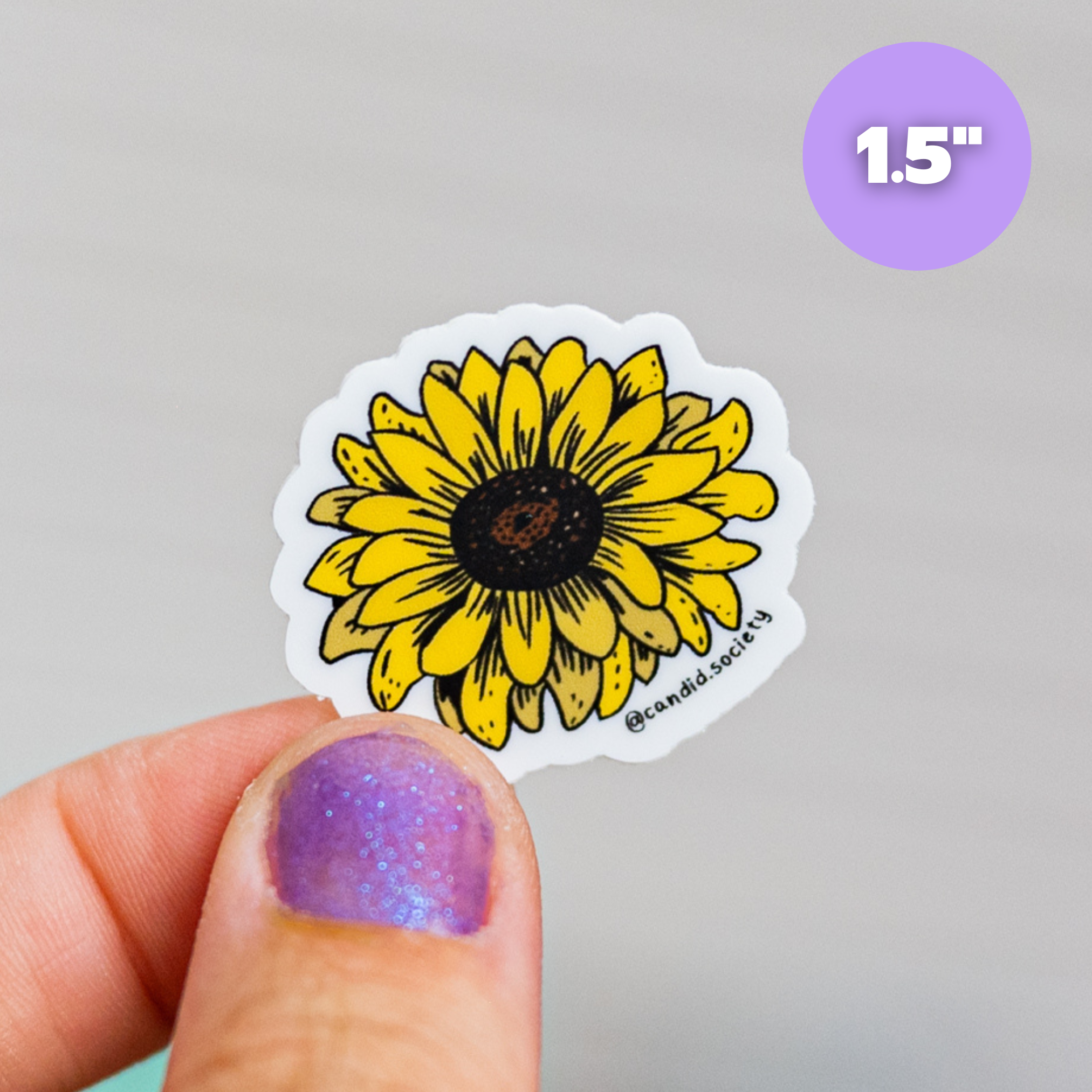 Sunflower -  Mini Sticker