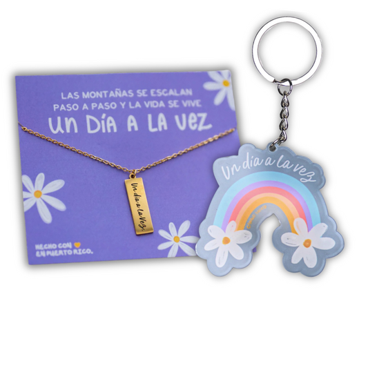 Un día a la Vez [#2] - Necklace + Keychain Bundle