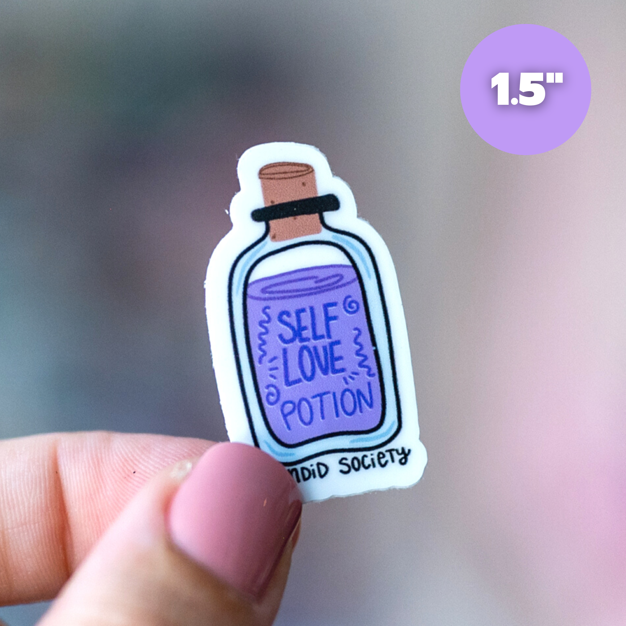 Self Love Potion - Mini Sticker