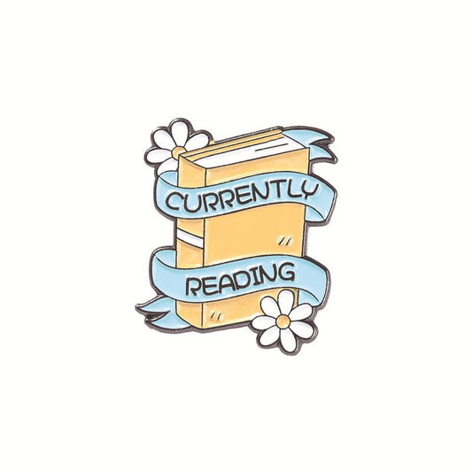 Currently reading - Enamel Pin