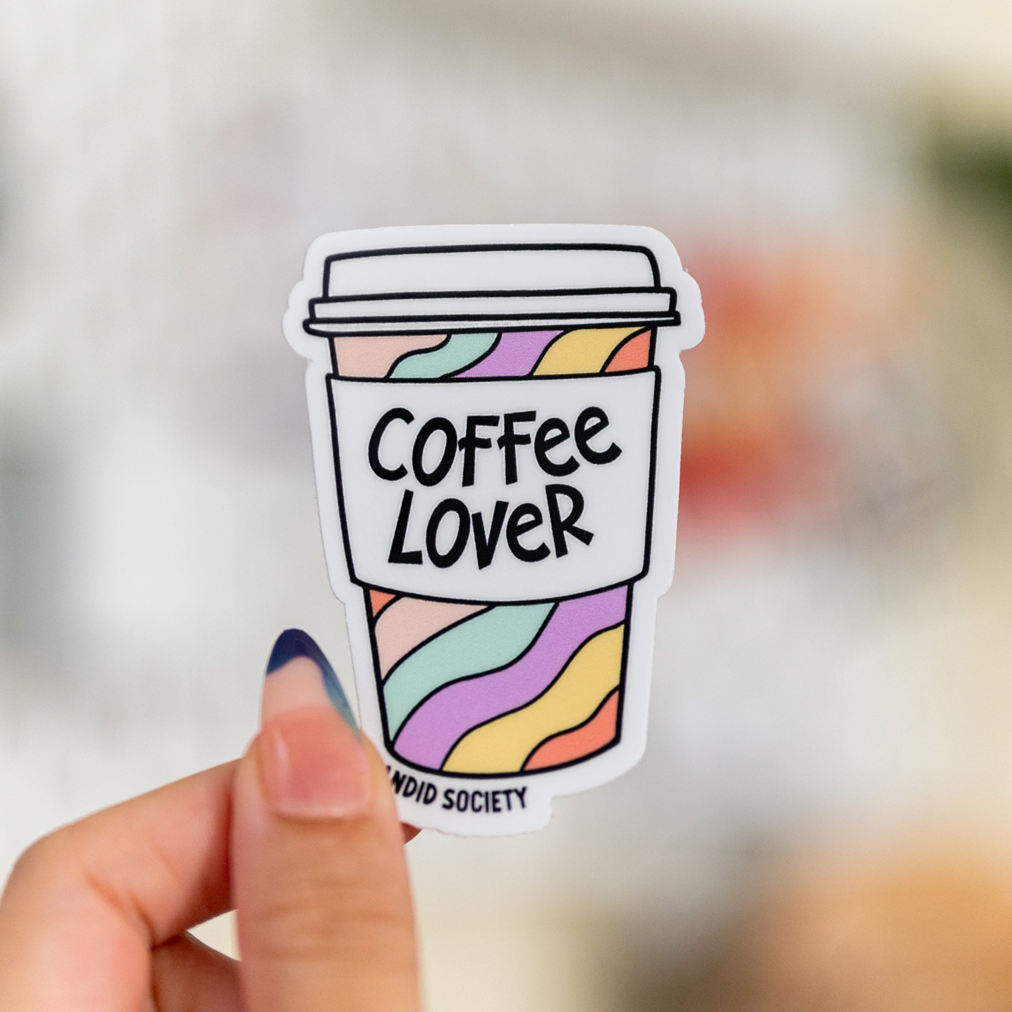 79 - Coffee Lover Travel Mug - Premium Sticker