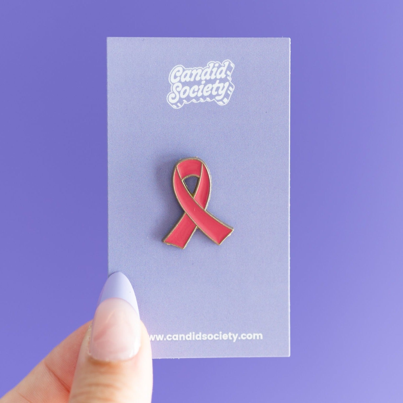 Breast Cancer Awareness Ribbon - Enamel Pin