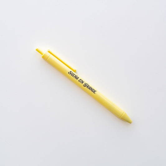 Bolígrafo "Sueña en Grande"- Amarillo