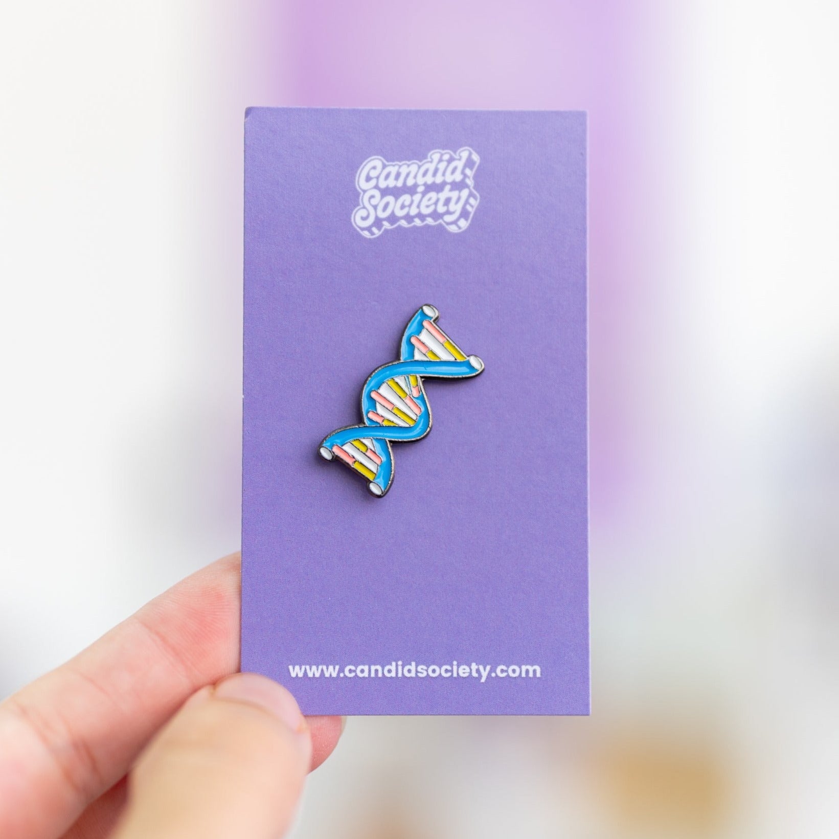 DNA Structure - Enamel Pin