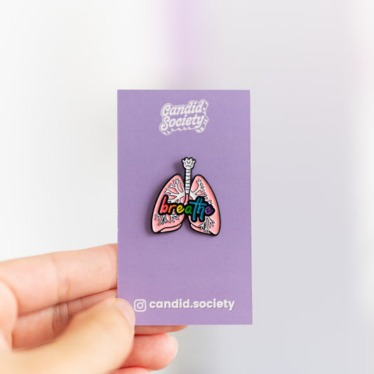 31  - Breathe - Enamel Pin
