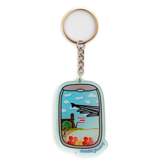 Hola Puerto Rico - Acrylic Keychain