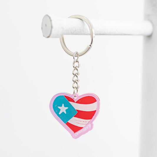 Puerto Rico - Mini Acrylic Keychain