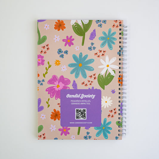 Las flores necesitan tiempo para crecer, y tú también  - Hardcover Notebook