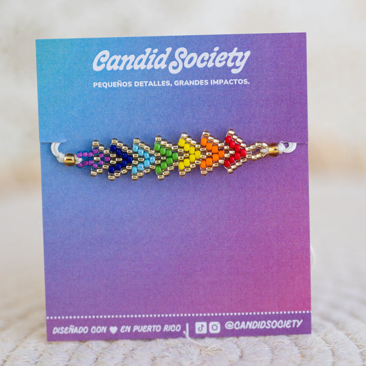 Pulsera Arcoíris – Ajustable
