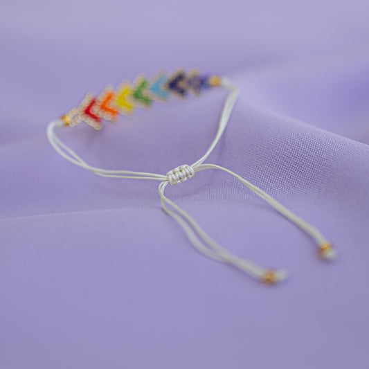 Pulsera Arcoíris – Ajustable